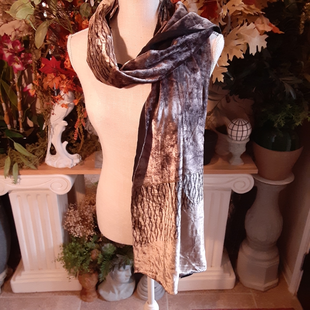 J. Jill, Silk Blend Scarf, Made in Italy - Picture 1 of 8